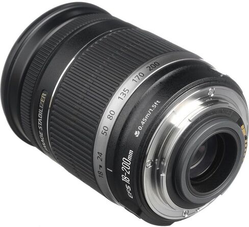 Canon EF-S 18-200mm f/3.5-5.6 هي حزمة عدسات | تكبير APS-C الكل في واحد مع تثبيت بصري للصورة ونطاق واسع إلى تقريب | رائعة للسفر والصور اليومية (2752B002) + مجموعة الفلتر + المزيد in Kuwait