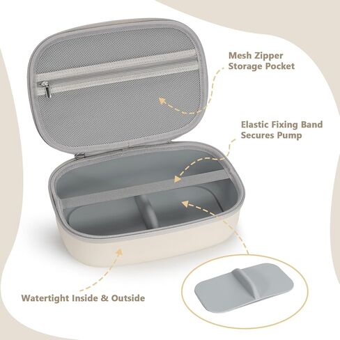 Breast Pump Carrying Case for Momcozy & Willow,Wearable Breast Pump Bag for eufy Security/Paruu/OTEEIDA/Nuliie/Medela and More Hands Free Breast Pump Travel Pumping Bag with Waterproof Removable Tray in Kuwait