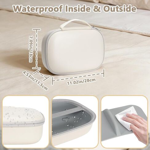 Breast Pump Carrying Case for Momcozy & Willow,Wearable Breast Pump Bag for eufy Security/Paruu/OTEEIDA/Nuliie/Medela and More Hands Free Breast Pump Travel Pumping Bag with Waterproof Removable Tray in Kuwait