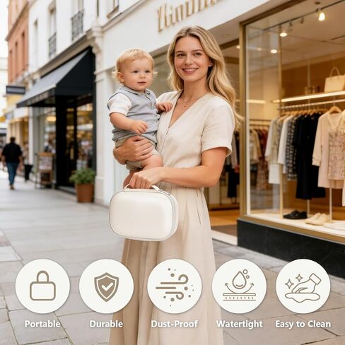 Breast Pump Carrying Case for Momcozy & Willow,Wearable Breast Pump Bag for eufy Security/Paruu/OTEEIDA/Nuliie/Medela and More Hands Free Breast Pump Travel Pumping Bag with Waterproof Removable Tray in Kuwait
