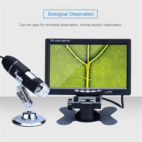 Gavigain Digital Microscope Camera, Portable Digital Microscope 1000X HD Mini Microscope for Monitor LCD TV Handheld Pocket Microscopes with 8 LED Compatible with iPhone Android Windows Computer in Kuwait