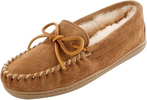 Minnetonka womens Sheepskin Hardsole Moc in Kuwait