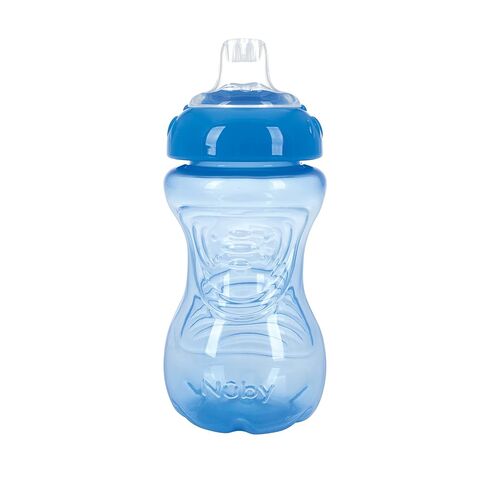 Nuby No-Spill Easy Grip Cup, 10 oz, Blue in Kuwait