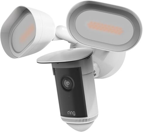 Outdoor Sun Rain Shade Shield Cover Compatible with R-ing Floodlight Cam Pro, Wired (Newest Model) Camera (White) in Kuwait