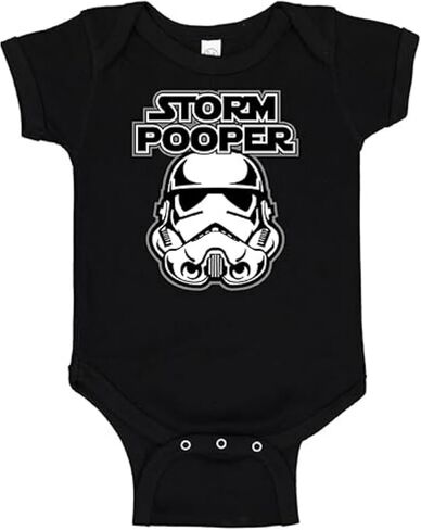 ملابس أطفال من Gina Lou Storm Pooper لمدة 18 شهرًا، ملابس أطفال مضحكة ولطيفة - ملابس أطفال من القطن قابلة للغسل في الغسالة in Kuwait