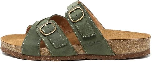 Stegmann Women's Heidi Leather Sandal with Adjustable Buckles in Saudi Arabia