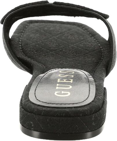 صندل نسائي من GUESS Tarishae، مقاس 8.5 B(M) أمريكي، أسود in Kuwait