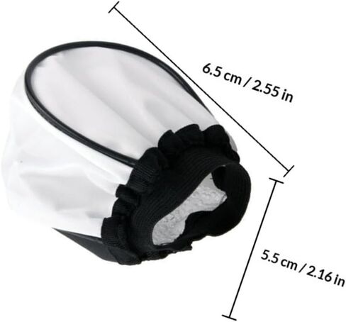 VANZACK 2pcs White Cloth Flash Lamp Shades Soft Diffuser Covers for DSLR Camera External Speedlight Lighting Accessories Photography Props in Kuwait