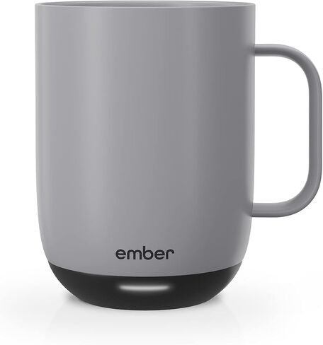 Ember Temperature Control Smart Mug 2, 10 Oz, App-Controlled Heated Coffee Mug with 80 Min Battery Life and Improved Design, White in Saudi Arabia