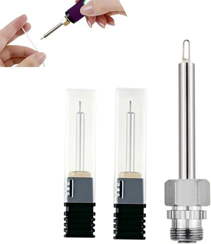 New Rechargeable Thread Burner Kit,Digital Thread Zapper Tool,Burning Pen Beading For Leather Craft,Weaving, Sewing And Stringing,Molten Wax Carving,Wooden Board Hot Stamping (Blue) in Saudi Arabia
