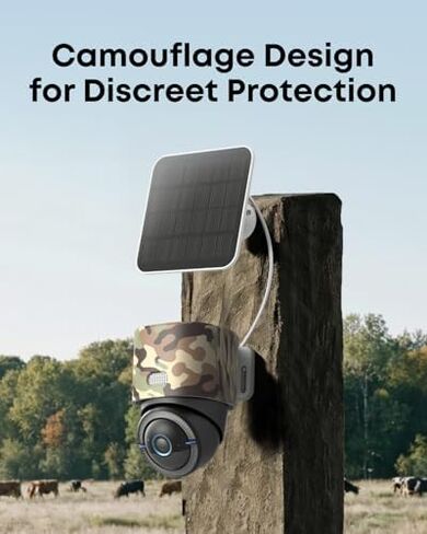 eufy Security 4G LTE Cam S330 with Silicone Accessory 2-Pack, 4K Cellular Solar Security Cameras Wireless Outdoor, Pan and Tilt, 4G and Wi-Fi Duo-Mode, AI Tracking, with SIM Card and 32GB SD Card. in Kuwait
