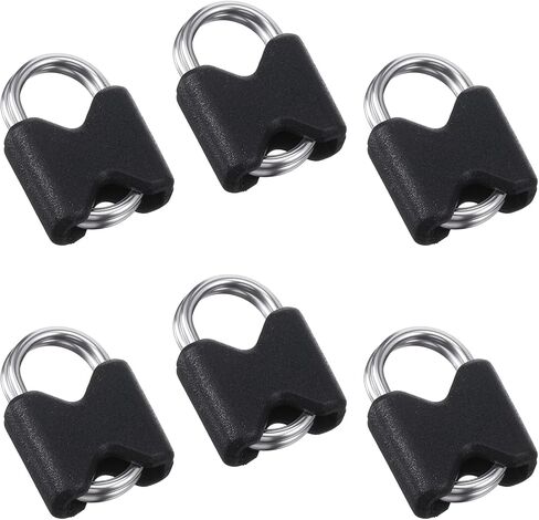 6Pcs Stainless Steel Oval Split Rings, Compatible Camera Strap Hook Lug Ring Camera Strap Clips with Plastic Cap for Belt Hook Lanyard Cameras Shoulder Straps in Kuwait