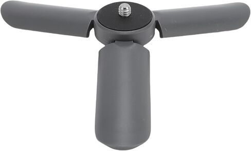Portable Tripod Stand for 3, X4, X5 with 1/4 Inch Thread - Foldable, Strong Load Capacity 2.5kg, Compact Gray Design for Stable Photography and Travel in Kuwait