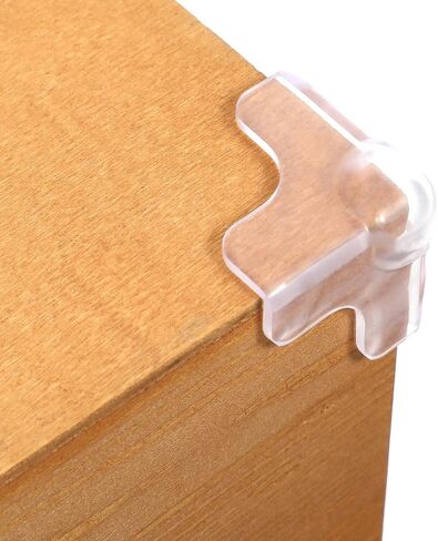 12 Pack Transparent Table Corner Protectors, Baby Safety Edge Covers Guards Child Proof Clear Sharp Corner Bumpers Cushion for Furniture Dining Table in Kuwait