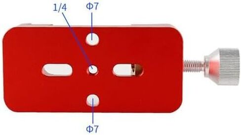 مشبك من الألومنيوم مقاس 102 × 49 × 30 مم - كتلة تركيب تلسكوب عالمية مع مرونة تركيب واسعة وضيقة in Kuwait