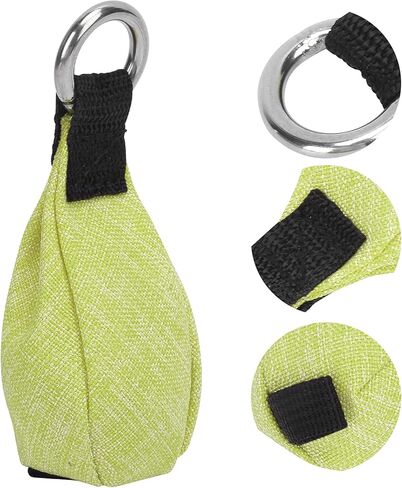 Throw Weight Bag, Small Lightweight Portable Climbing Sandbags for Rock Climbing and Tree, with Metal and Microfiber Material (400G) in Kuwait