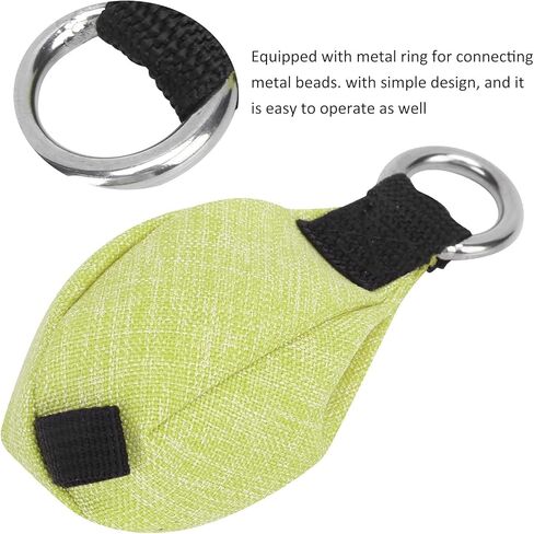 Throw Weight Bag, Small Lightweight Portable Climbing Sandbags for Rock Climbing and Tree, with Metal and Microfiber Material (350G) in Kuwait