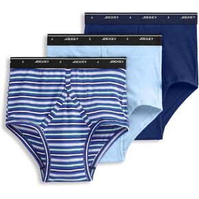 Jockey Men's Underwear Classic Full Rise Brief - 3 Pack in Saudi Arabia