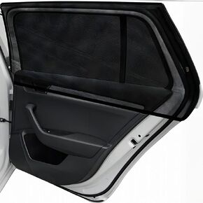 2 pcs Car Window Shade for Sorento 2016-2022 Door Frame Mesh Window Sock Over The Door Sunshade Baby Sun Blocker Automotive Bug Screen,Front in Kuwait