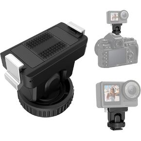 PULUZ Cold Shoe Quick Mount Holder for DJI Osmo Action 5 Pro/4/3 Camera, Cold Shoe with 1/4" Screw Hole&75°Tilt Adjustment for DJI Osmo Action Camera Photography Accessory in Kuwait