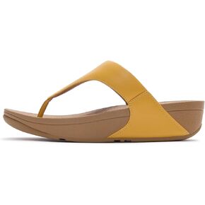 صندل FitFlop Lulu من الجلد، اللون: الكركم، المقاس: 6 (I88-D65-040) in Kuwait