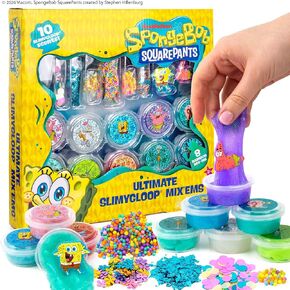 Spongebob Squarepants™ Ultimate SLIMYGLOOP Mix'Ems, 10 Spongebob Slimes with Sweet Scents & Slime Mixins in Saudi Arabia