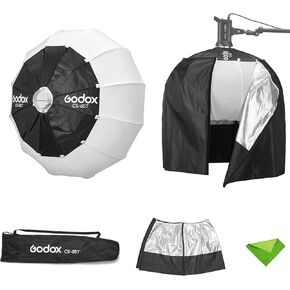 Godox CS-85T 85cm/33.4inch Lantern Softbox with Skirt, Bowens Mount Soft Boxes for Small Space Light Diffuser for Godox SL60W SK400II SL150 II, UL150, VL150 for Video Recording, Live Streaming, etc in Kuwait