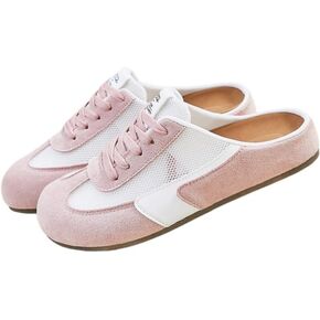 Women's Fashionable Breathable mesh Fabric Shoes with a Pointed Toe, Flat Rubber Sole, Summer Casual Shoes in Kuwait
