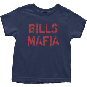 تي شيرت Expression Tees Distressed Bills Mafia Football للأطفال الصغار، قطن ناعم، مقاس مريح in Kuwait