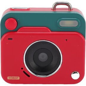 Pomya Small Digital Camera 1080P 48MP Keychain Video Camera with 1.77 Inch Screen, OTG Realtime Sharing, Auto Cycle Recording, 6 Filters for Campus Travel Vlogging (Red) in Kuwait