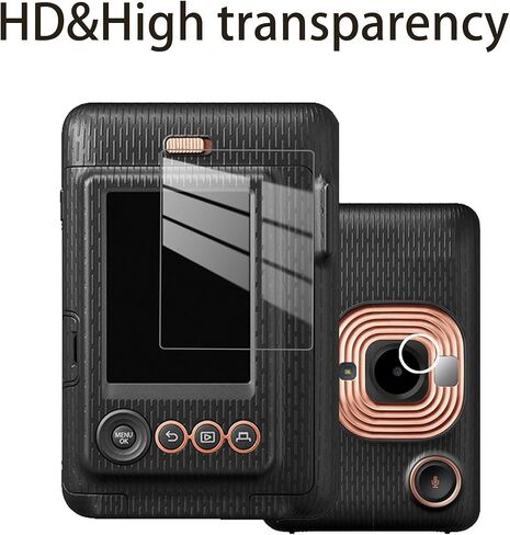 2+2 واقي شاشة من الزجاج المقوى متوافق مع كاميرا instax mini LiPlay +، مضادة للخدش، خالية من الفقاعات، صلابة 9H in Kuwait