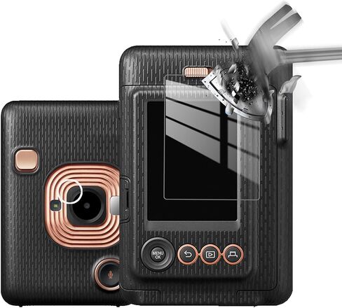 2+2 واقي شاشة من الزجاج المقوى متوافق مع كاميرا instax mini LiPlay +، مضادة للخدش، خالية من الفقاعات، صلابة 9H in Kuwait