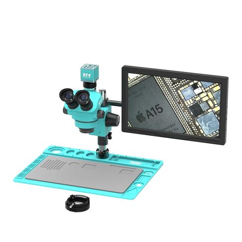 HD 4K USB Camera Zoom Triocular Microscope 15.6Inch 4K HD Display Screen Phone Soldering PCB Repair (RF7050TVD2-4KC1) in Kuwait