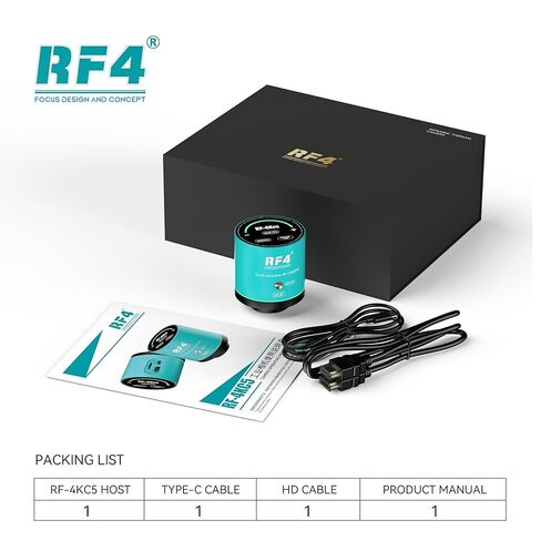 كاميرا مجهرية RF-4KC5، مزودة بمستشعر 8.29 ميجابيكسل، دقة 4K فائقة الوضوح تعرض كل تفاصيل الإصلاح in Kuwait