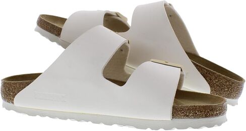 Birkenstock Arizona Birko-flor Softfootbed, Unisex Adults’ Mules, Eggshell, 7 UK Narrow in Kuwait