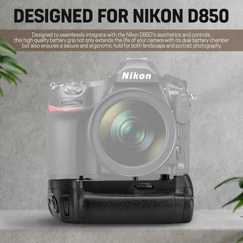 مقبض بطارية Green Extreme MB-D18 لكاميرا Nikon D850 - طاقة ممتدة وعناصر تحكم في التصوير الرأسي in Kuwait