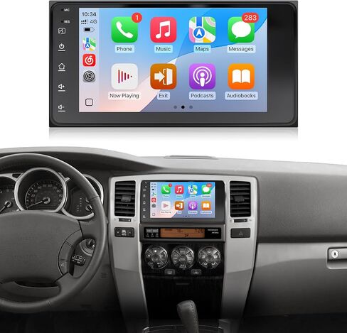 Naifay Android Car Radio for Toyota 4Runner 2003-2009 & Tundra 2003-2006 & Sequoia 2003-2007 Stereo, 7inch IPS Touch Sreen for Corolla with CarPlay Android Auto Bluetooth GPS SWC (Non-J.B.L Version) in Saudi Arabia