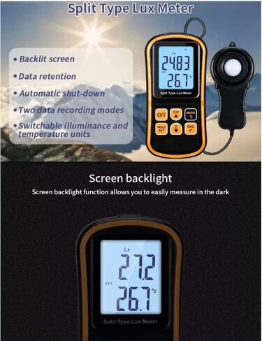 جهاز قياس الضوء الرقمي Luxmeter GM1030C in Kuwait
