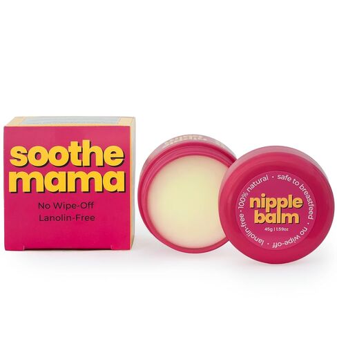 Nipple Balm for Breastfeeding Moms – 100% Natural, Lanolin-Free, Safe for Baby, No Wipe-Off Needed (45g) in Kuwait