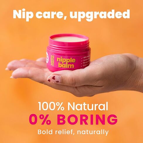 Nipple Balm for Breastfeeding Moms – 100% Natural, Lanolin-Free, Safe for Baby, No Wipe-Off Needed (45g) in Kuwait