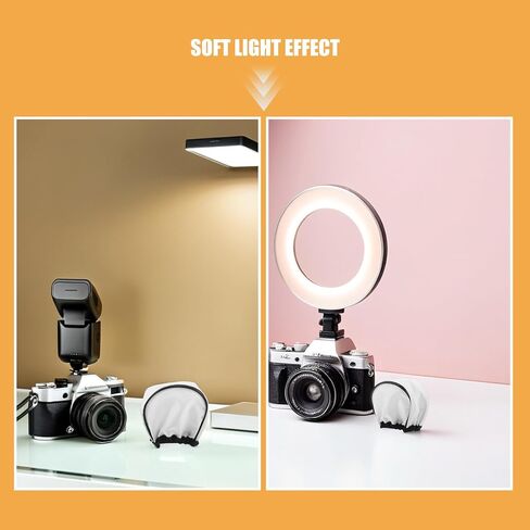 Holibanna 4pcs Softbox Photography Light Diffuser - 3.9x3.7 Soft Light Flash Diffuser Compatible with Most Flash Lamp Heads Studio and Celebration Use in Kuwait