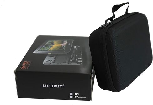 شاشة LILLIPUT H7S مقاس 7 بوصات 4K قابلة للقراءة في ضوء الشمس 1800nit على الكاميرا 1920x1200 مخرج إدخال HDMI 3G-SDI مع بطارية وشاحن 3D Lut + F970 in Kuwait