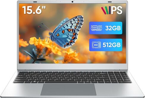 Laptop Computer, 16GB RAM 256GB SSD Laptops, 6500Y Processor (up to 3.4GHz), 15.6" FHD IPS Display, Laptop for Student and Business, WiFi 5, BT 5.0, Sliver in Saudi Arabia