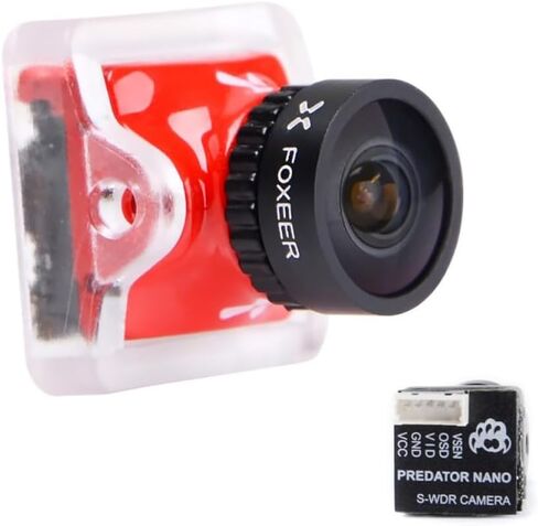 كاميرا سباق SoloGood Foxeer Nano Predator 5 FPV مع عدسة 1.7 مم، دقة 1000TVL، 155 FOV، دعم OSD 4ms، زمن الاستجابة Super WDR in Kuwait