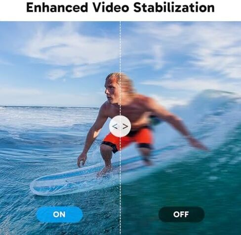 كاميرا AKASO Brave 7 LE Action مع بطاقة MicroSDXC U3 وحزمة تثبيت حزام الرأس سريعة التحرير in Kuwait