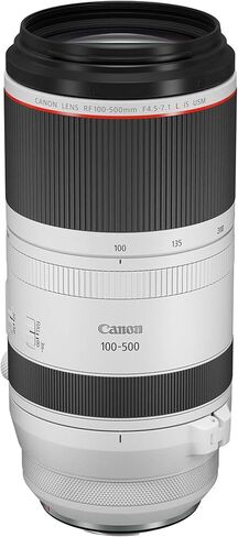 عدسة Canon RF 100-500mm f/4.5-7.1 L هي عدسة USM - حقيبة عدسة، فلاتر، غطاء توليب، + المزيد - الحزمة الأساسية (متجددة) in Kuwait