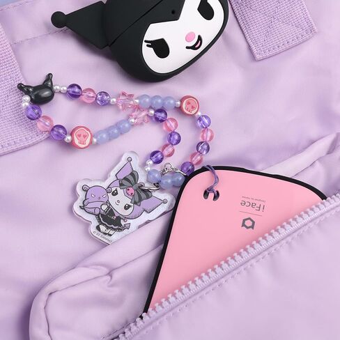 حزام معصم iFace Kuromi وBaku مزين بالخرز + حافظة AirPods Pro 2 على شكل شخصية Kuromi مع حلقة تسلق in Kuwait