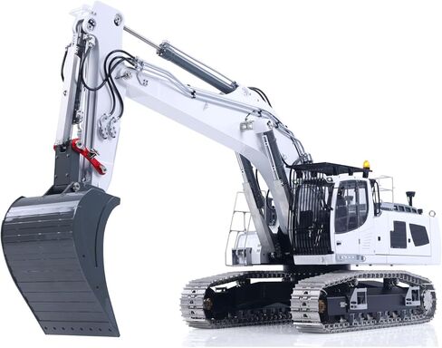 2 Arms 6Ch Lr956 95% Metal LESU 1/14 Remote Control Hydraulic Excavator RC Digger Construction Vehicle 4Mpa Dual Pumps Light Hobby Grade Model for Ages 14+ in Saudi Arabia