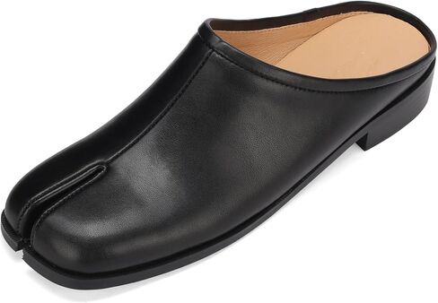 Split Toe Slides Flats Comfortable Tabis Loafers Closed Slippers Low Block Heels Backless Casual Walking Shoes Dressy Mules/Cloges in Saudi Arabia