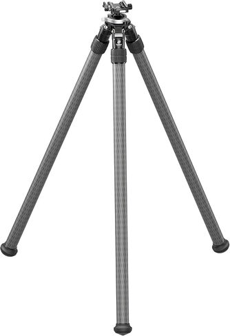Leofoto STO-322CX Inverted Carbon Fiber Tripod for Hunting/Shooting, 36mm Durable Sand-Proof Leg, Integrated Lever-Release Ball Head, Compatible with Arca & Picatinny in Saudi Arabia